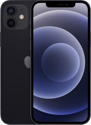 Apple iPhone 12 64GB - Zwart - 100% in orde - Zonder accessoires IPHONE-12-64GB