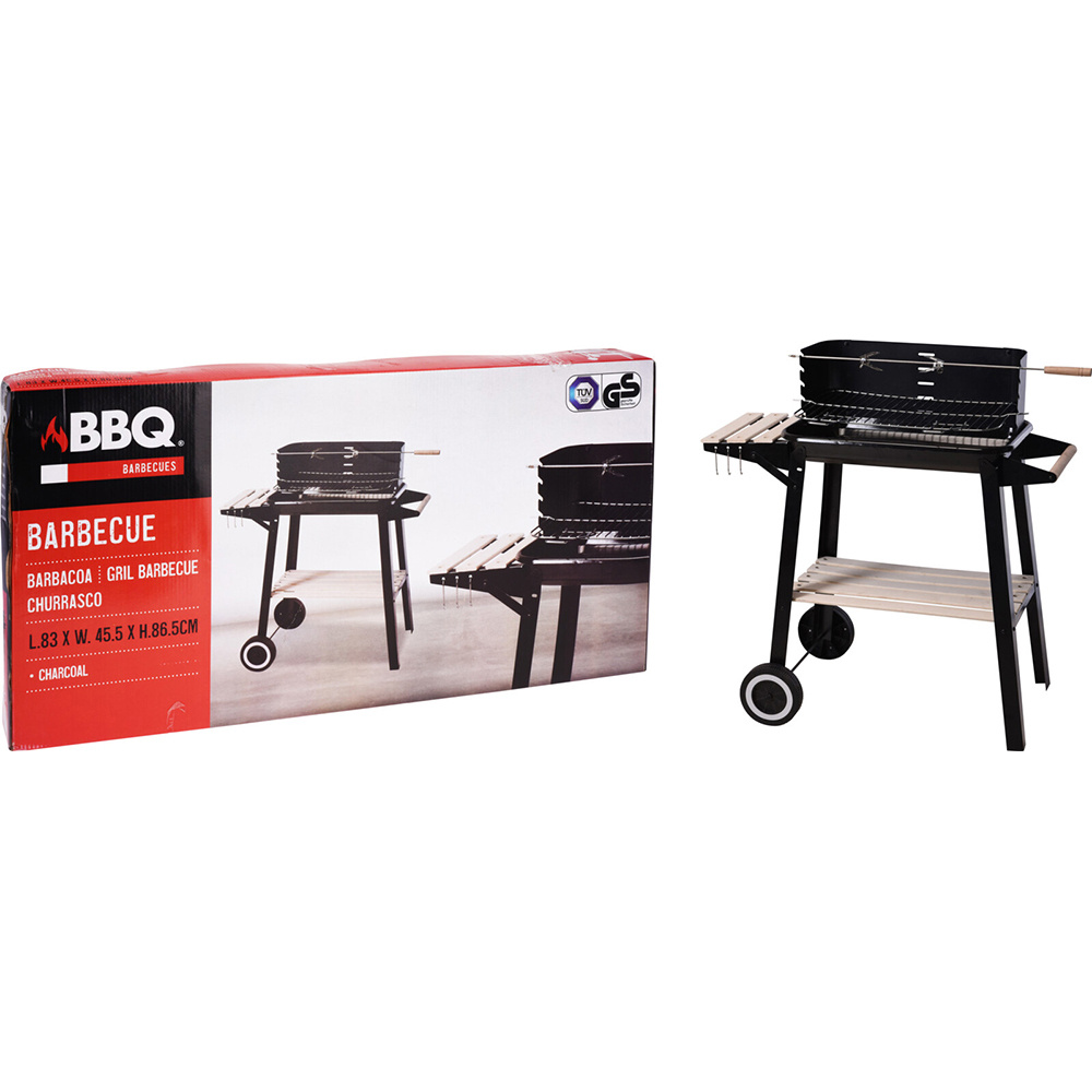 ProGarden Houtskoolbarbecue 86,5 cm - Zwart ProGarden Houtskoolbarbecue 86,5 cm - Zwart