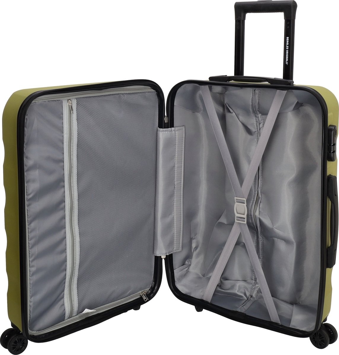 Beagles Originals Koffer Medium 58L - Olijfgroen Beagles Originals Koffer Medium 58L - Olijfgroen