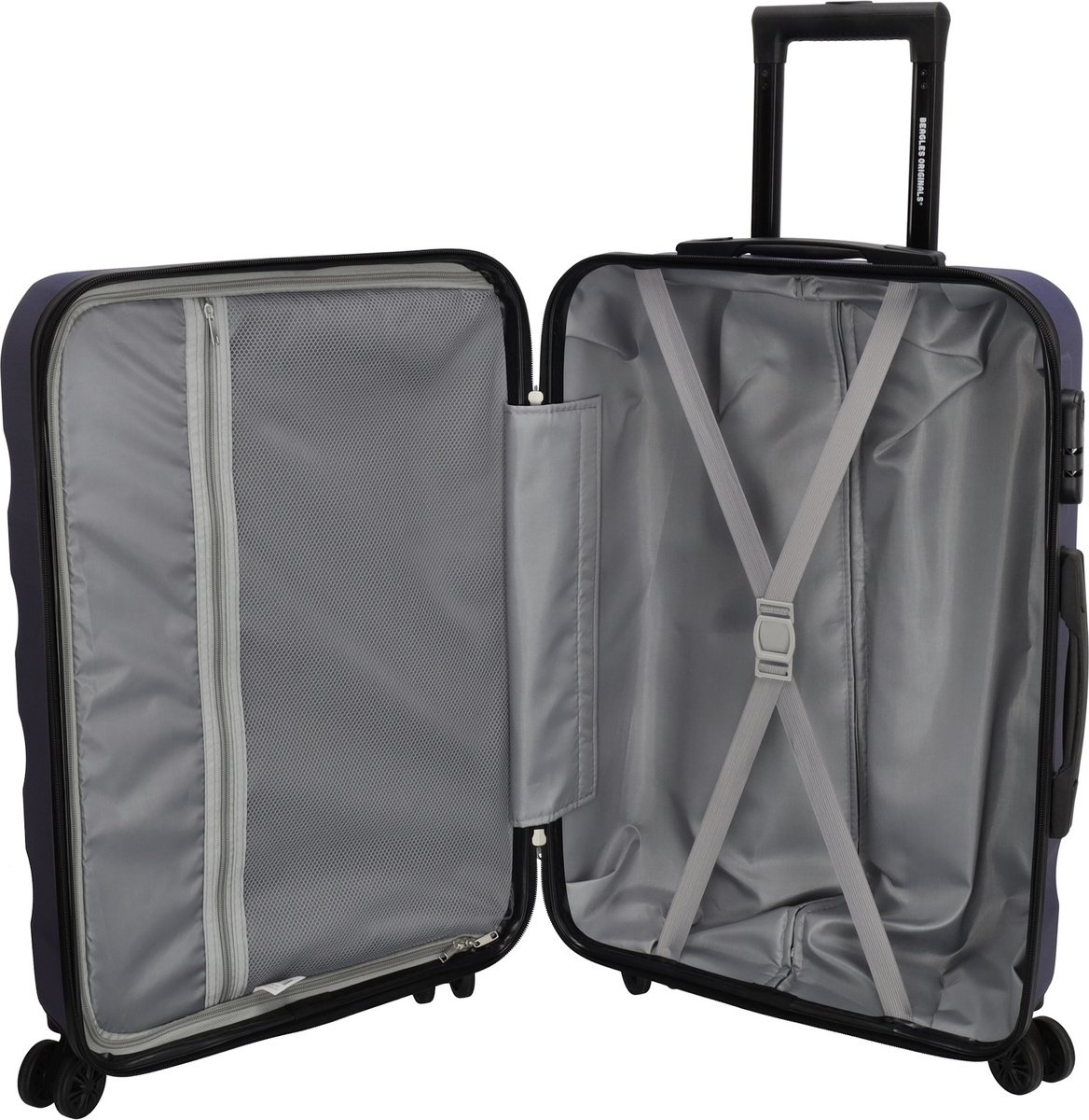 Beagles Originals Koffer Medium 58L - Staalblauw Beagles Originals Koffer Medium 58L - Staalblauw
