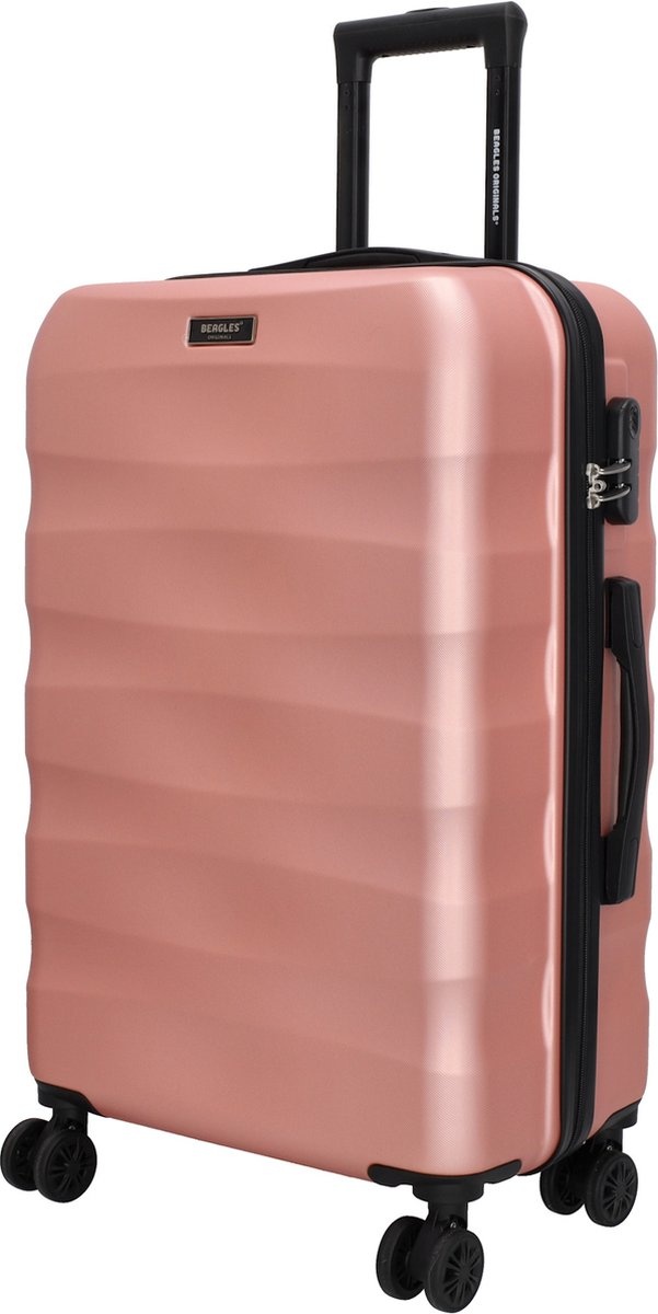 Beagles Originals Handbagage Koffer - Roze Beagles Originals Handbagage Koffer - Roze