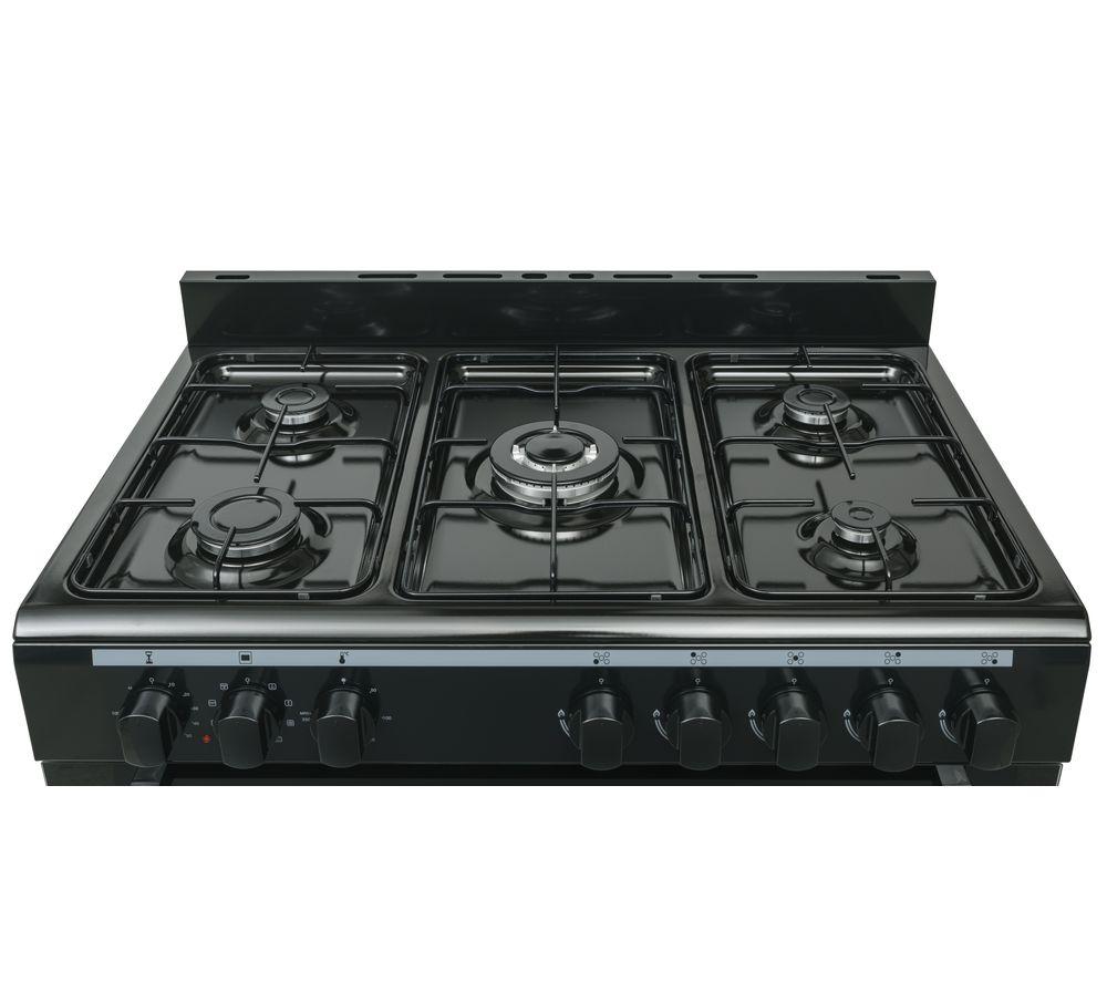 Logik LFTG90B18 Gas Fornuis 85 cm - Zwart RVS Logik LFTG90B18 Gas Fornuis 85 cm - Zwart RVS