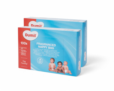 Dumil Luierzakjes 100 zakken van 30 x 35 cm - 2-pack 1092921