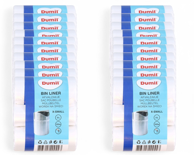 Dumil Afvalzakjes 150 zakken van 3 Liter - 20-pack 1092919