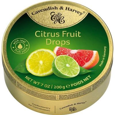 Cavendish and Harvey - Citrus Fruit Drops 200 Gram 1092670