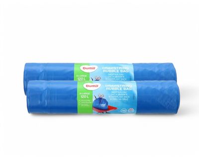 Dumil Vuilniszak XL - 10 zakken van 120 Liter - 2 rollen 1092851