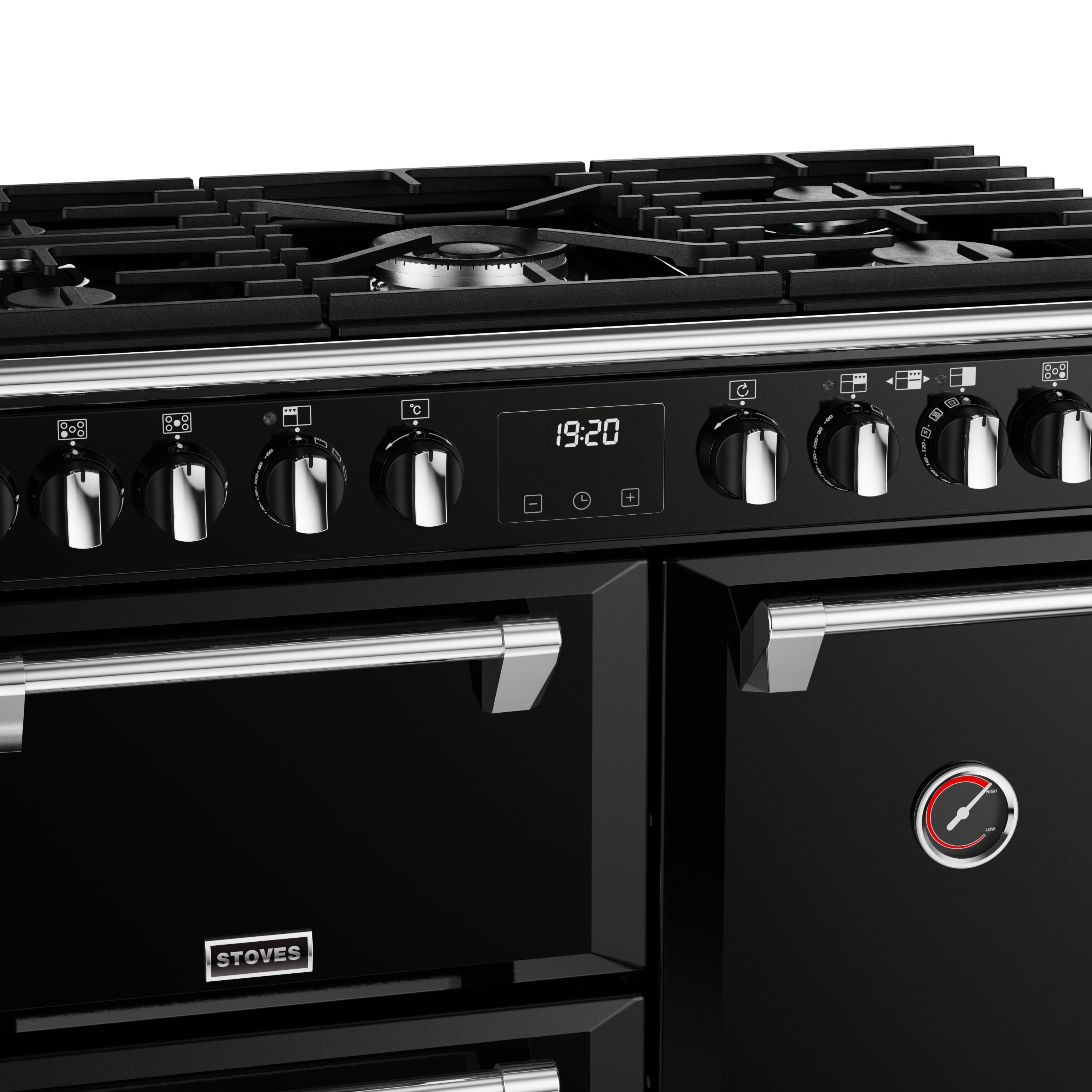 Stoves Richmond D900 DF Deluxe 90 cm gasfornuis zwart Stoves Richmond D900 DF Deluxe 90 cm gasfornuis zwart