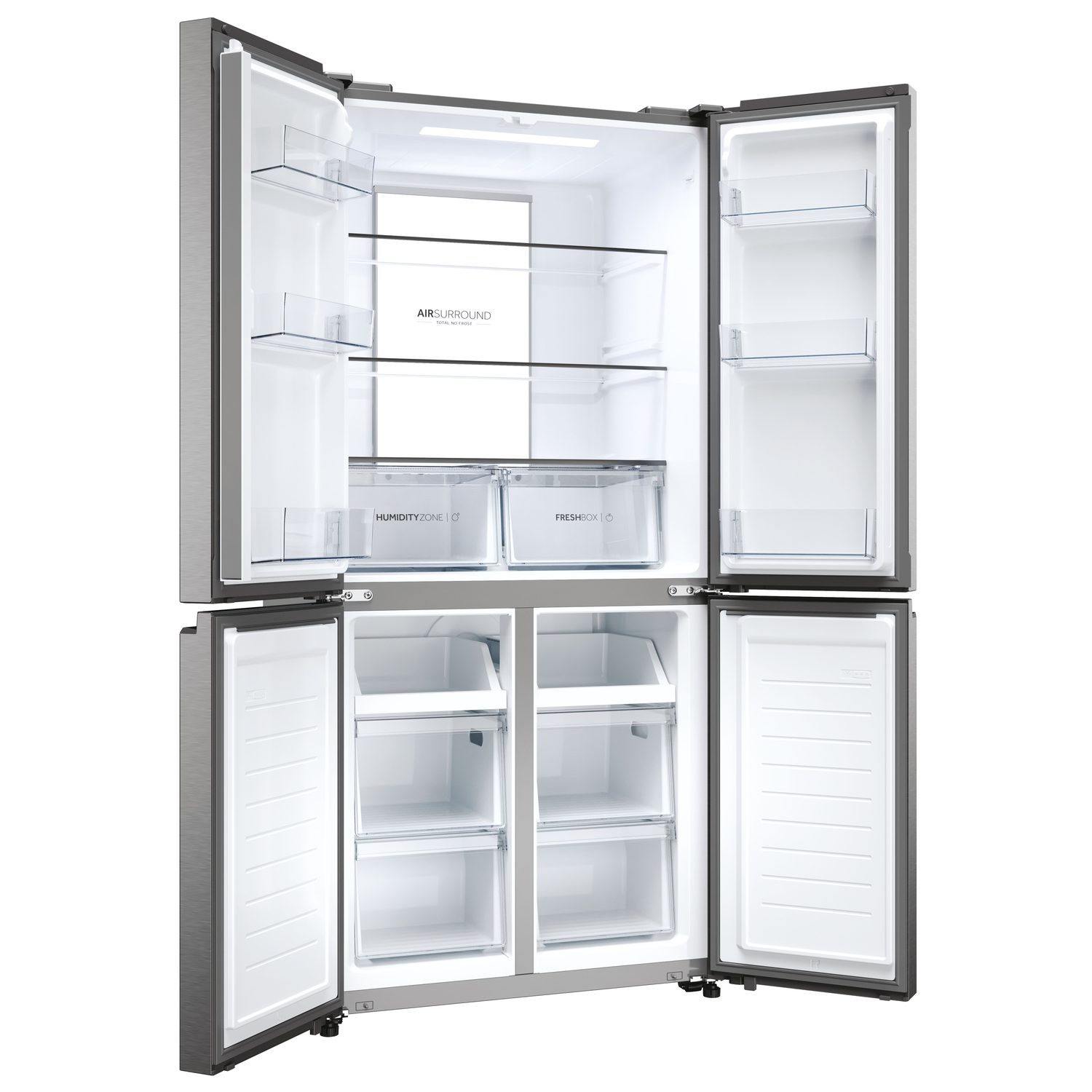 Haier HCR7818DNMM Cube 83 Amerikaanse koelkast 181cm RVS Haier HCR7818DNMM Cube 83 Amerikaanse koelkast 181cm RVS