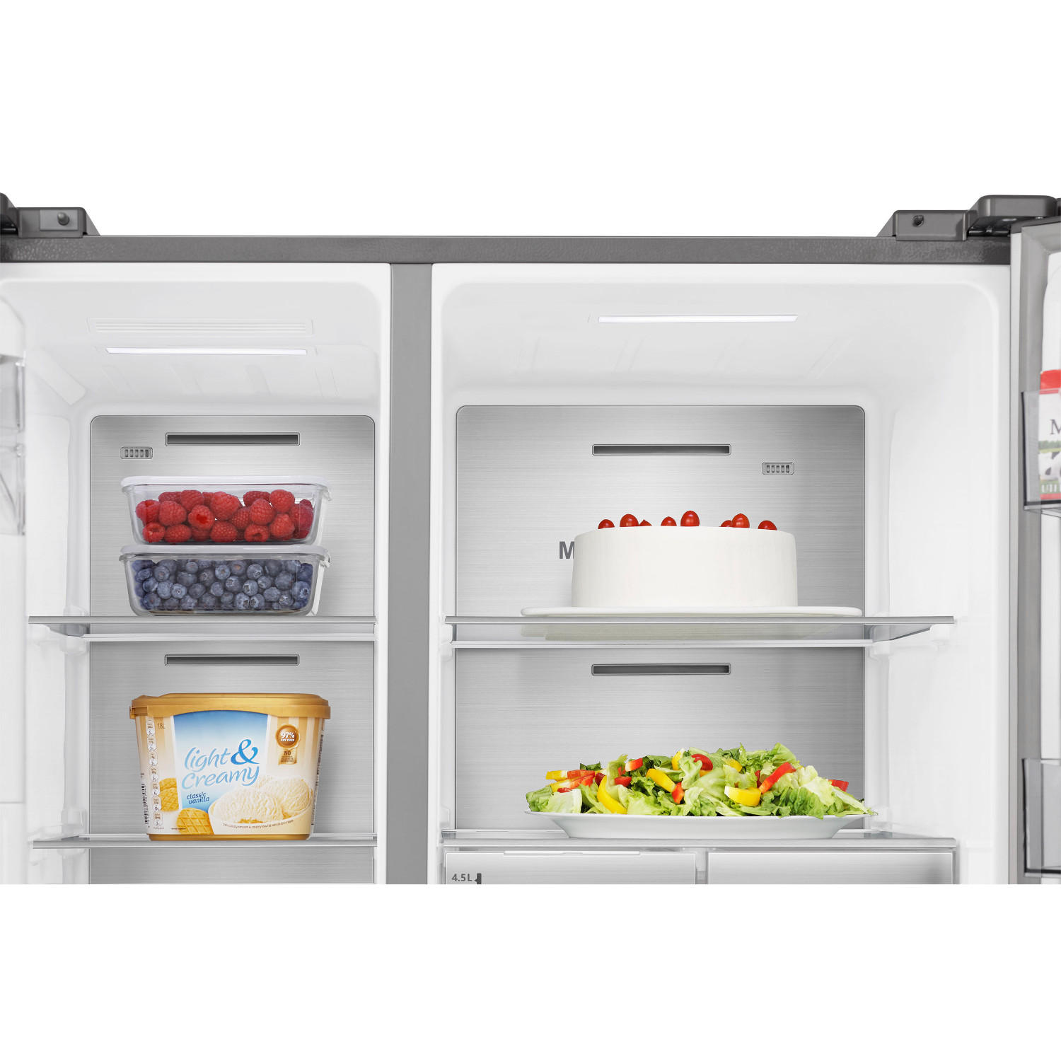Hisense RS818N4TIC Amerikaanse Koelkast 91x179,5cm RVS Hisense RS818N4TIC Amerikaanse Koelkast 91x179,5cm RVS