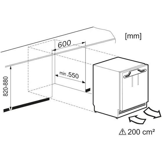 Miele K31222Ui Onderbouw Koelkast 55x60x82cm 136L Miele K31222Ui Onderbouw Koelkast 55x60x82cm 136L