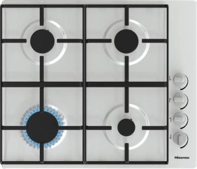 Hisense Gm642xhs Inbouw Gaskookplaat 60x52cm RVS 4 pits GM642XHS