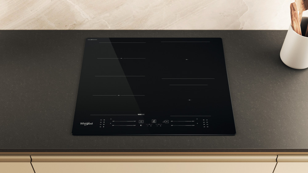 Whirlpool WFS3660CPNE Inbouw Inductiekookplaat 59x51cm Zwart Whirlpool WFS3660CPNE Inbouw Inductiekookplaat 59x51cm Zwart