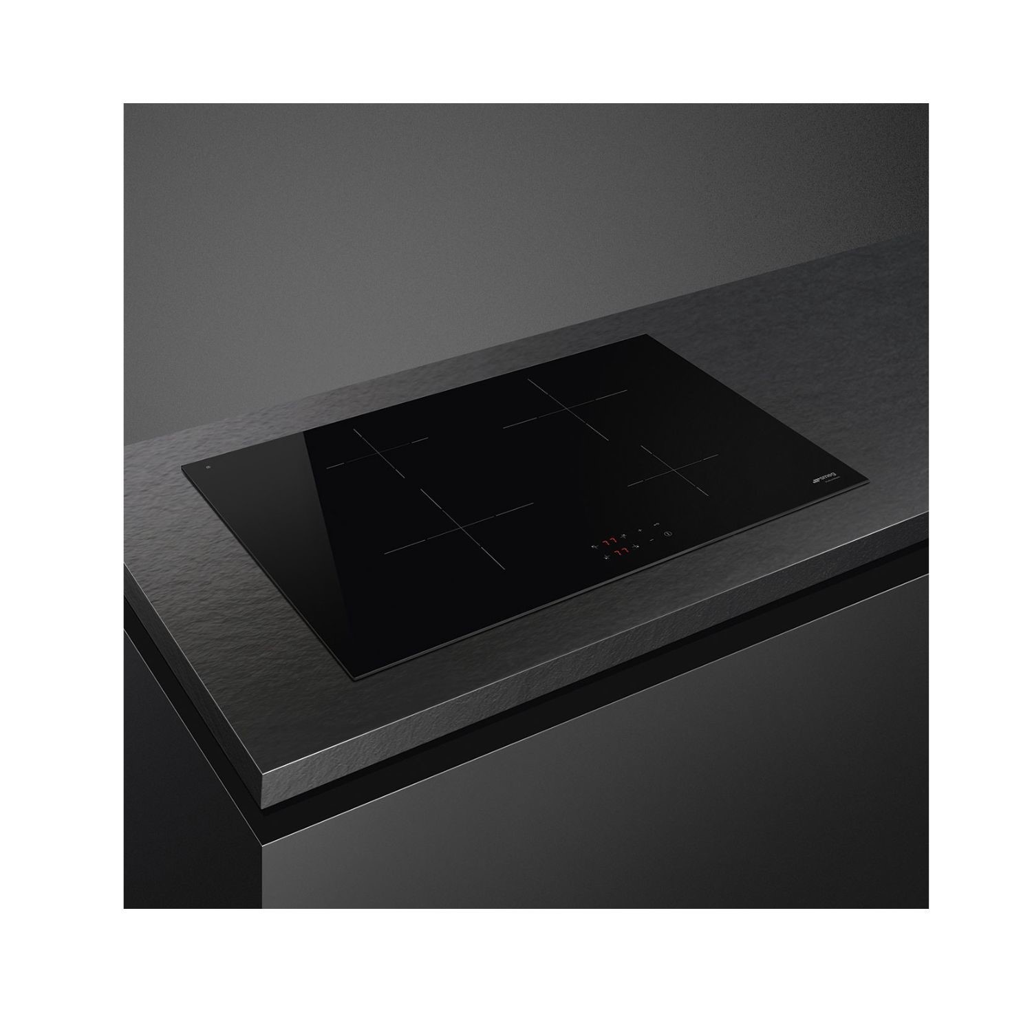 Smeg SI2741D Inbouw Inductiekookplaat 75x51cm 4 pits Zwart Smeg SI2741D Inbouw Inductiekookplaat 75x51cm 4 pits Zwart