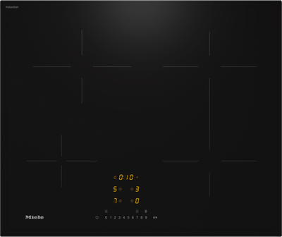 Miele KM7363FL Inbouw Inductiekookplaat 62x52cm 4 pits Zwart KM7363FL