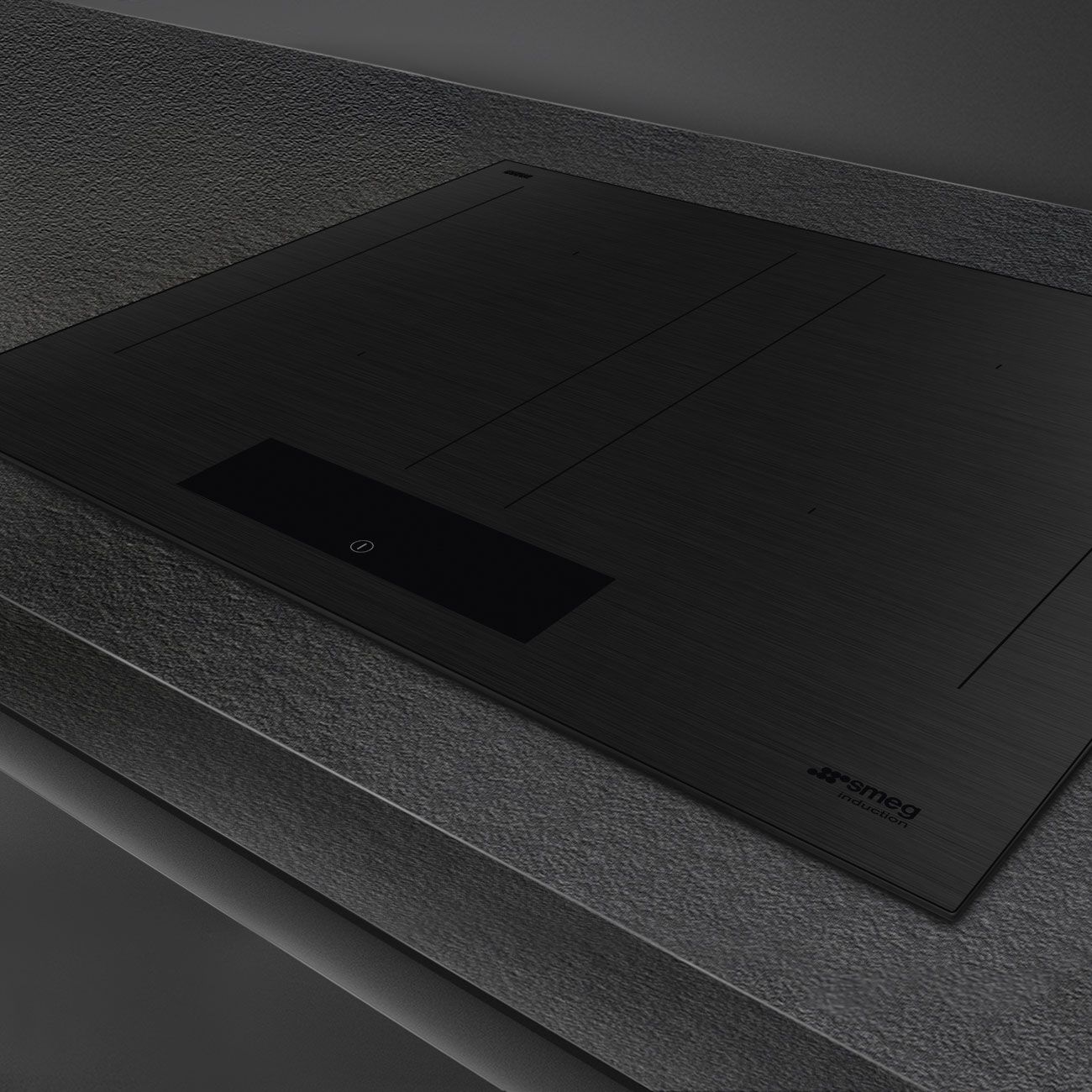 Smeg SIM3644MB Inbouw Inductiekookplaat 60x51cm 4 pits Zwart Smeg SIM3644MB Inbouw Inductiekookplaat 60x51cm 4 pits Zwart
