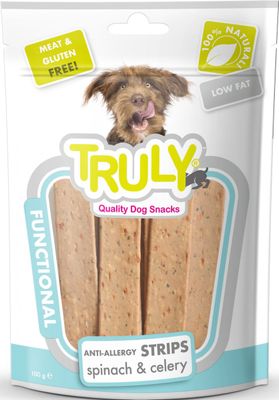 Truly Hondensnack Spinazie en Selderij - Zak á 100 gram 1092586