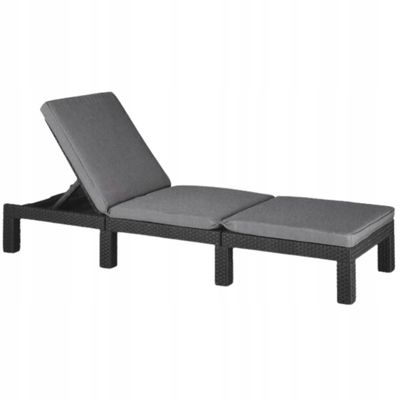 Verstelbaar Ligbed 65 x 195 cm - Zwart 1093016