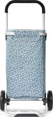 Boodschappentrolley met stippen - 27 x 34 x 93 cm 1093332