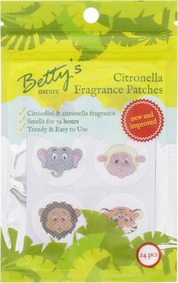Betty's Muggenwerende Stickers Citronella - 24 stuks 1093319