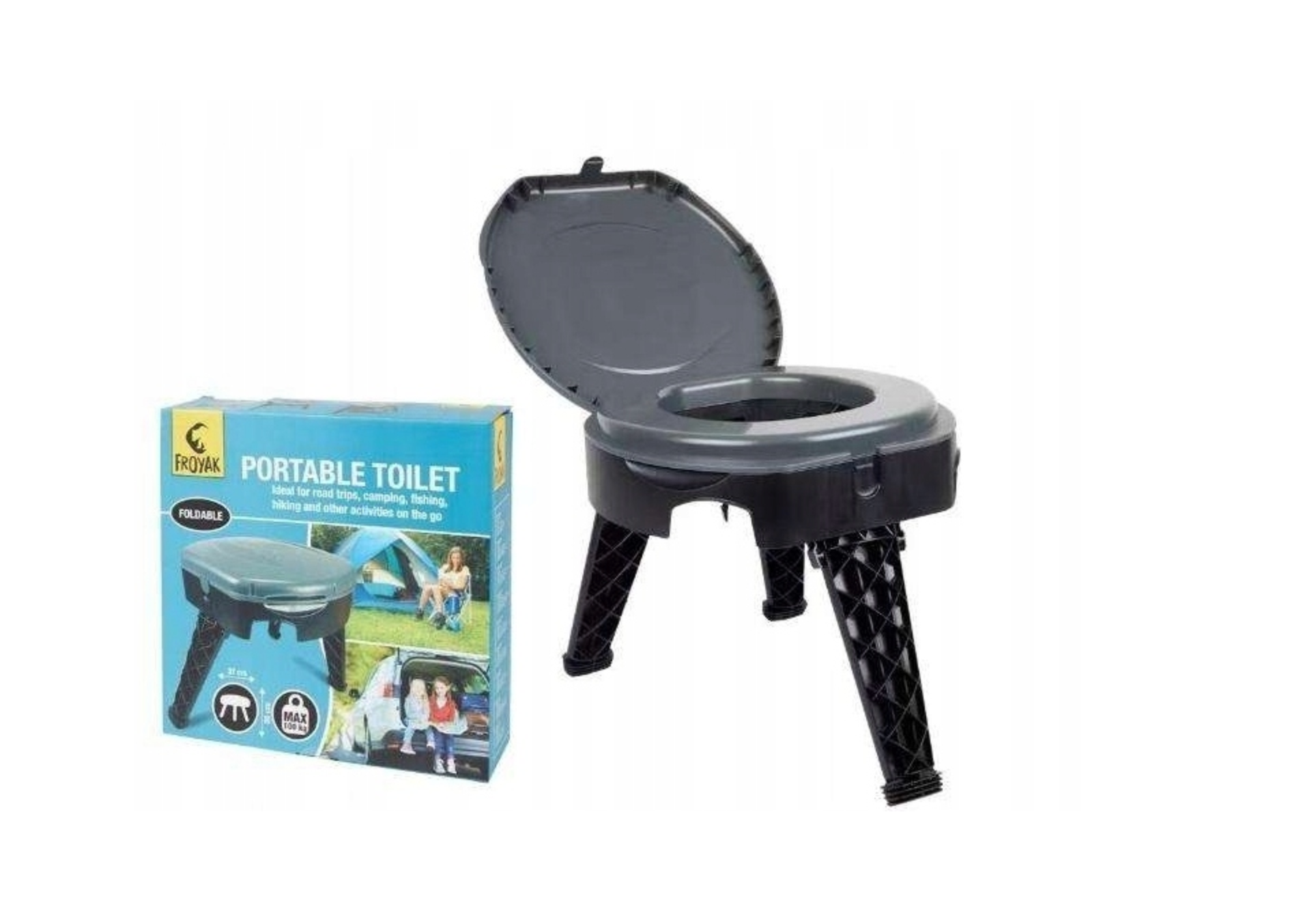 Froyak Opvouwbaar Toilet 37 x 37 cm Froyak Opvouwbaar Toilet 37 x 37 cm
