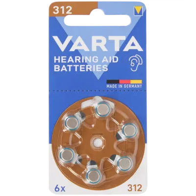Varta Hoortoestelbatterijen per 6 1093092