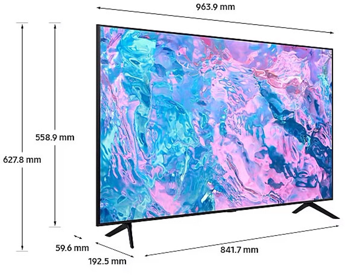 Samsung 4K LED TV Crystal 43CU7172 - Quantum HDR