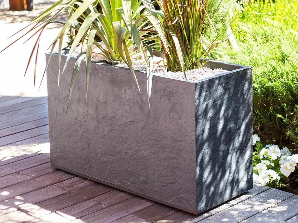 EDA Plantenbak - Bloembak - 116L - 99,5 x 39,5 x 60 cm - Antraciet EDA Plantenbak - Bloembak - 116L - 99,5 x 39,5 x 60 cm - Antraciet