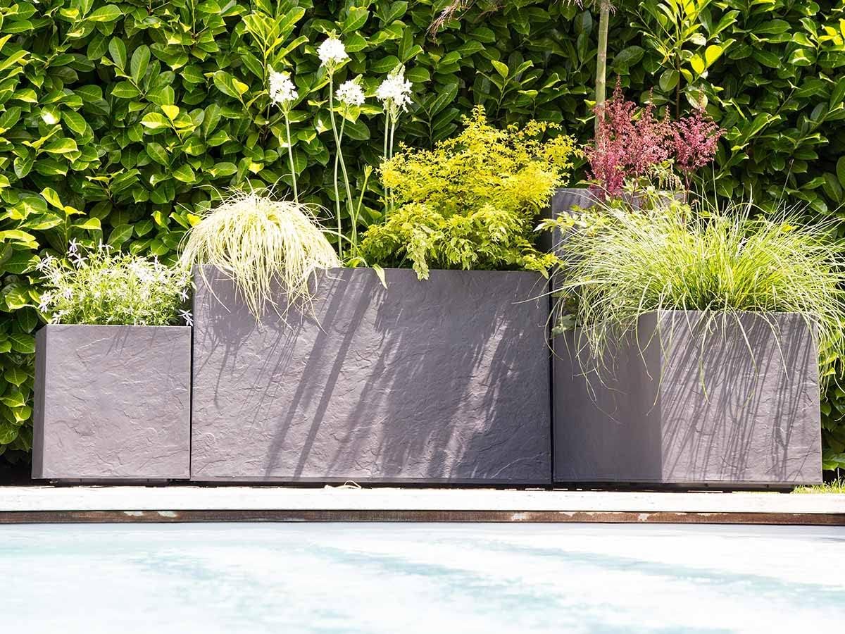 EDA Plantenbak - Bloembak - 116L - 99,5 x 39,5 x 60 cm - Antraciet EDA Plantenbak - Bloembak - 116L - 99,5 x 39,5 x 60 cm - Antraciet