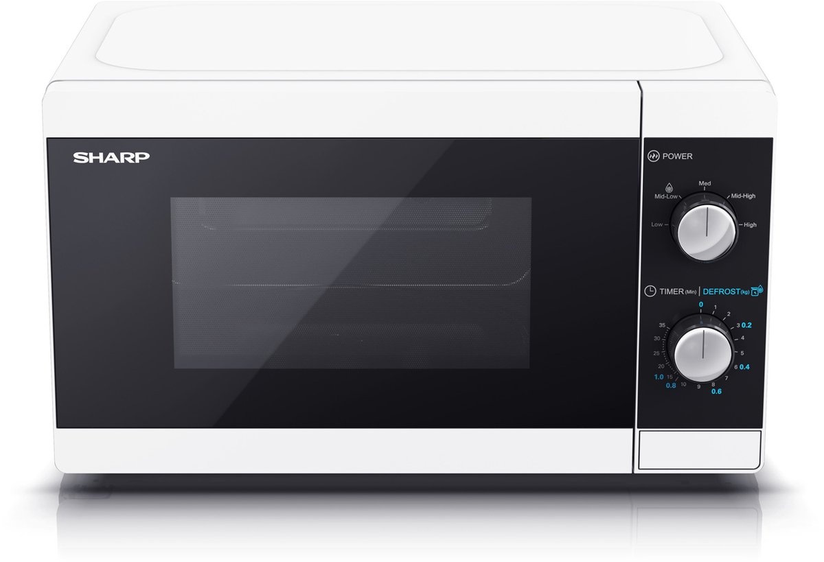 Sharp YC-MS01E-W Magnetron - 800W - 20 liter - wit Sharp YC-MS01E-W Magnetron - 800W - 20 liter - wit