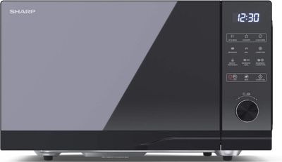 Sharp YC-GC52BE-B Flatbed combimagnetron met grill en heteluchtoven - 900W - 25 liter - Zwart 1093649