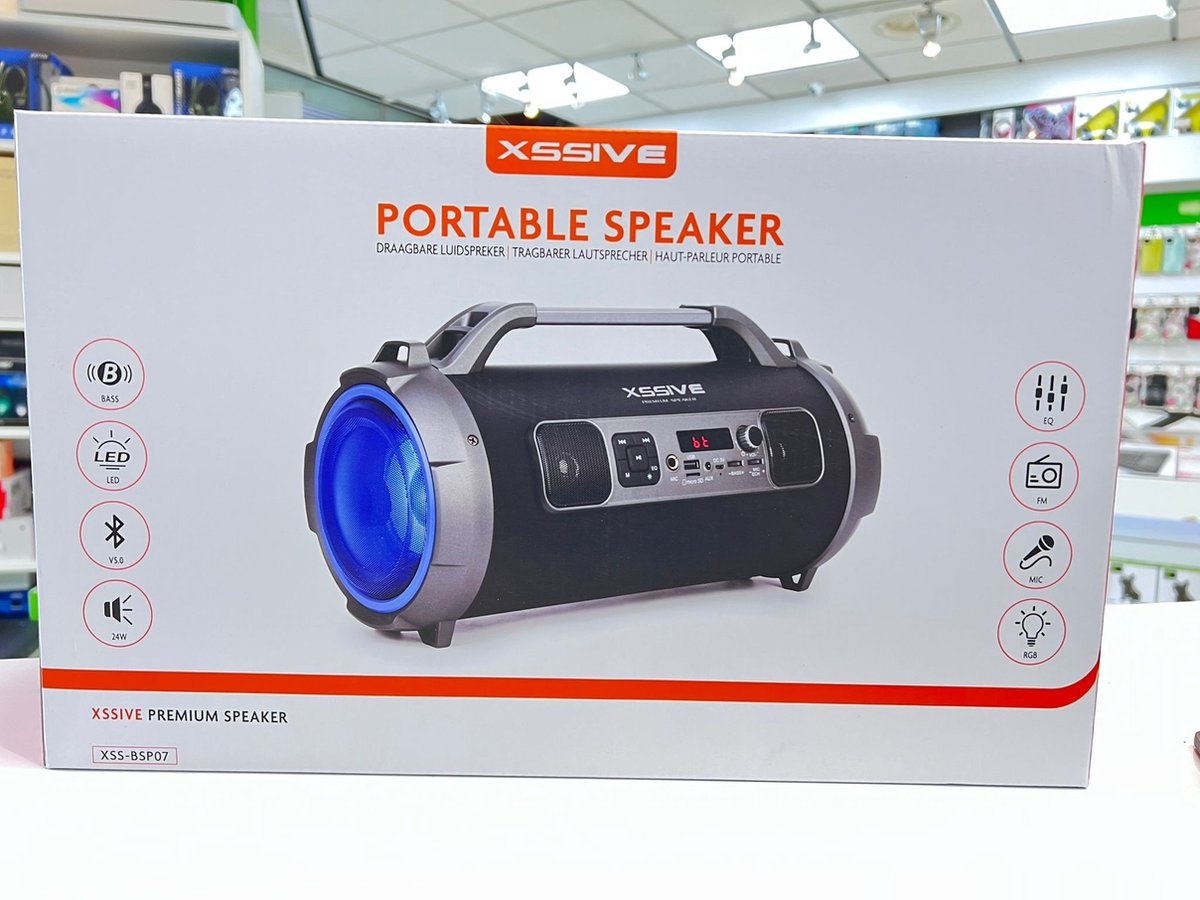 XSSIVE Bluetooth Speaker XSS-BSP07 XSSIVE Bluetooth Speaker XSS-BSP07