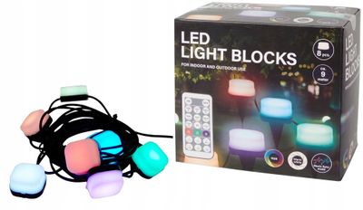 Led Light Blocks Indoor/Outdoor 9 meter - Multicolor 1094216
