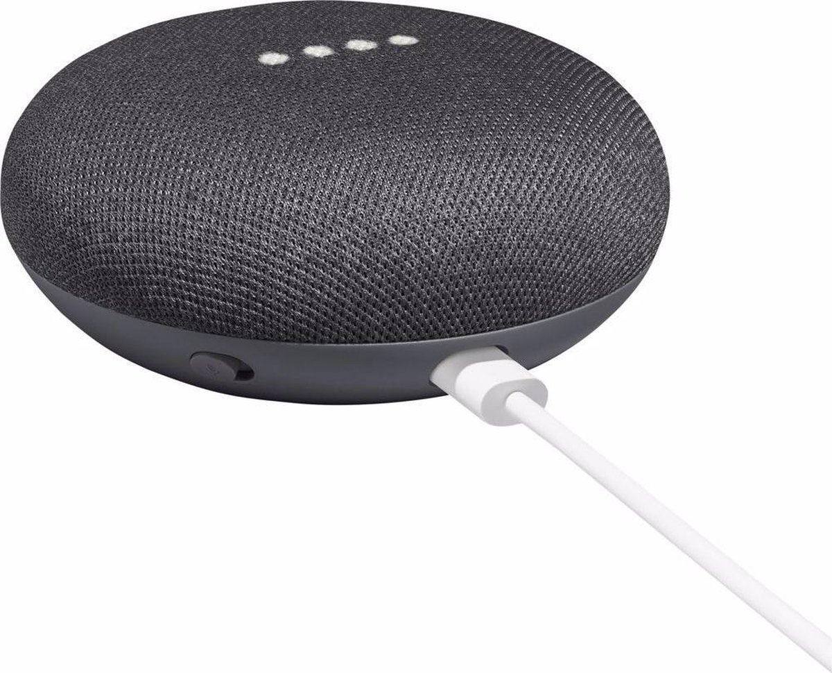 Google Nest Mini - Smart Speaker - Zwart - 2e generatie Google Nest Mini - Smart Speaker - Zwart - 2e generatie
