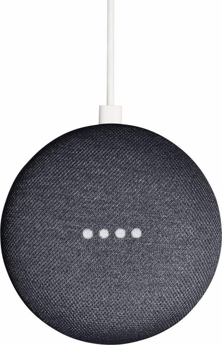 Google Nest Mini とeRemote 5 Google Nest Mini - Smart Speaker - Zwart - 2e generatie