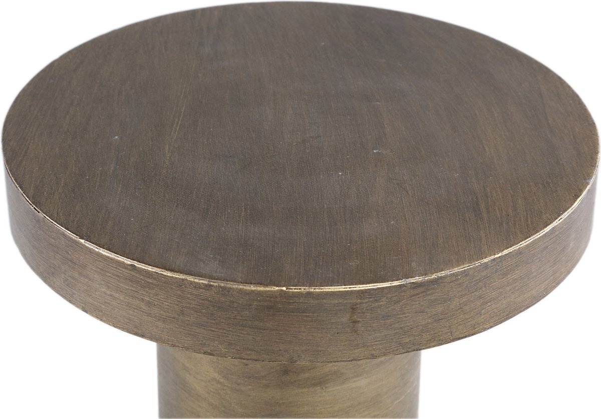 PTMD Bijzettafel Lox - Ø30 x 48 cm - Metaal - Goud PTMD Bijzettafel Lox - Ø30 x 48 cm - Metaal - Goud