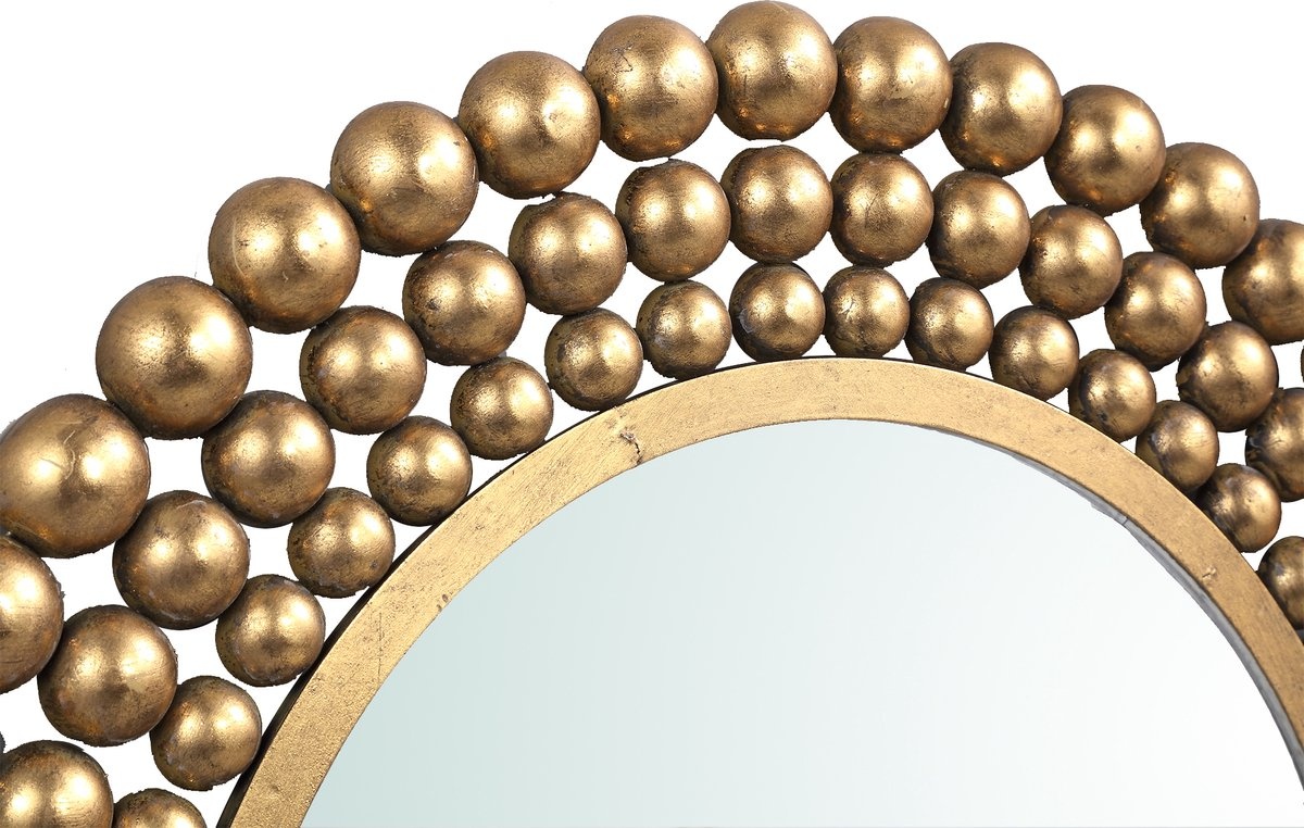 PTMD Spiegel Zenno Goud - Ø53,5 cm