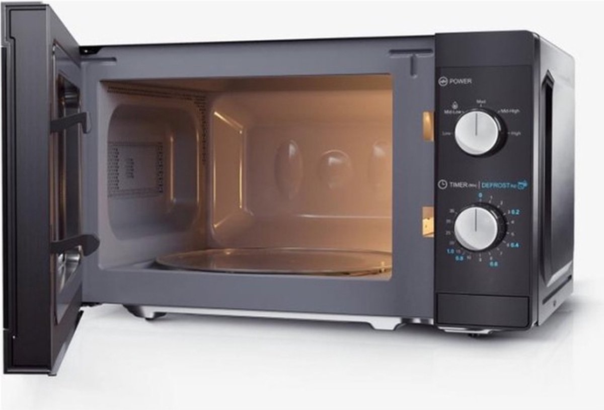 Sharp Magnetron-Grill YC-MS01E-B Zwart 800 Watt Sharp Magnetron-Grill YC-MS01E-B Zwart 800 Watt