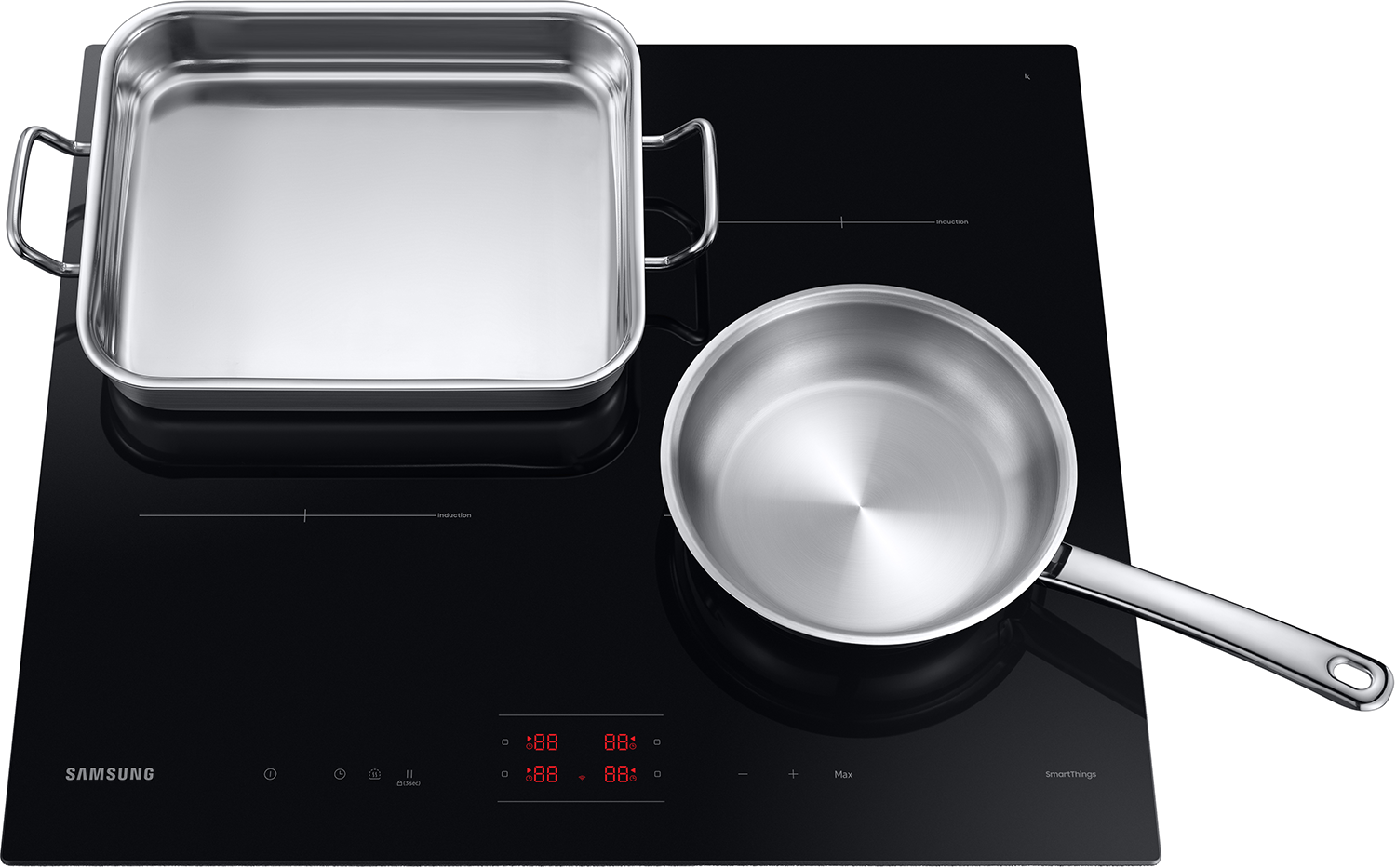 Samsung NZ64B4015FK Inbouw Inductiekookplaat 59x52cm 4 pits Samsung NZ64B4015FK Inbouw Inductiekookplaat 59x52cm 4 pits