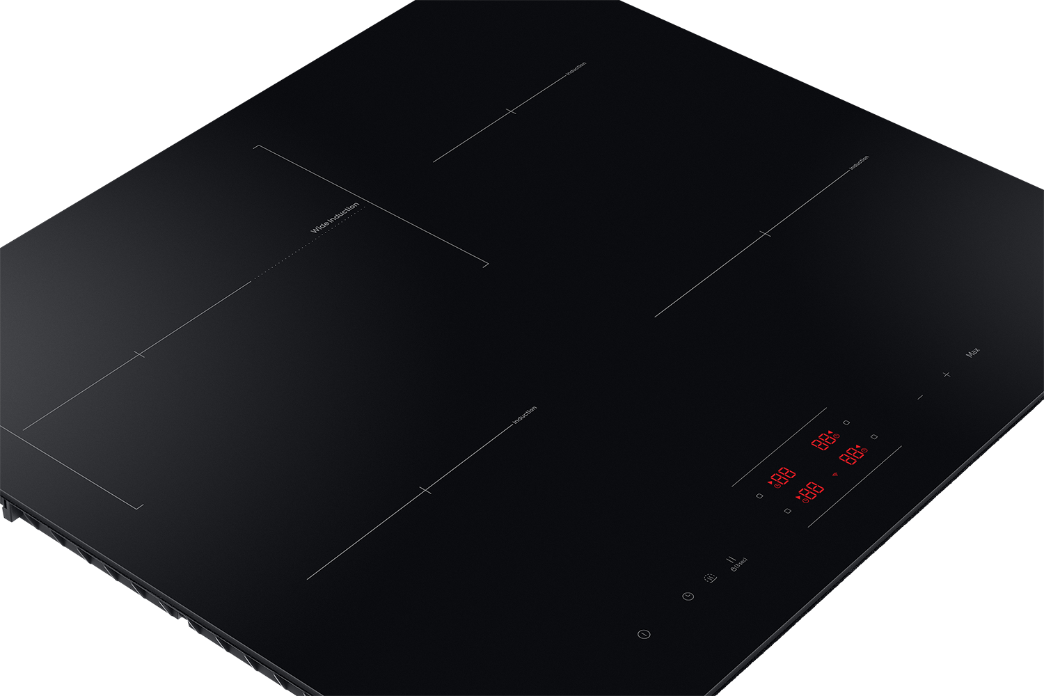 Samsung NZ64B4015FK Inbouw Inductiekookplaat 59x52cm 4 pits Samsung NZ64B4015FK Inbouw Inductiekookplaat 59x52cm 4 pits