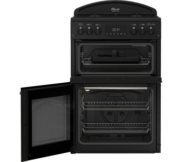 LEISURE CLB60GCK - 60cm Gasfornuis - Zwart LEISURE CLB60GCK - 60cm Gasfornuis - Zwart