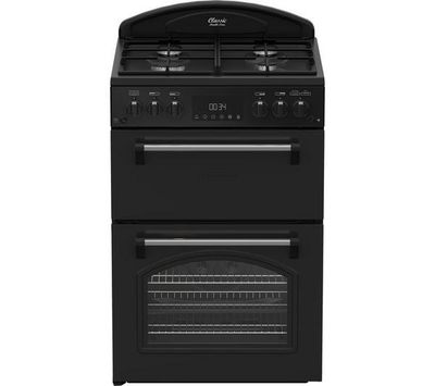 LEISURE CLB60GCK - 60cm Gasfornuis - Zwart CLB60GCK