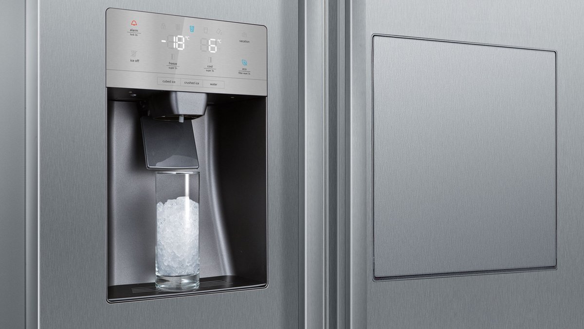 Siemens KA93GAIDP iQ500 Side-by-Side Fridge-Freezer - Anti-Fingerprint RVS Siemens KA93GAIDP iQ500 Side-by-Side Fridge-Freezer - Anti-Fingerprint RVS