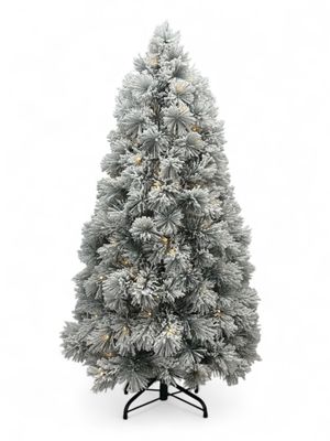 XMS-Trees Kunstkerstboom Fairbanks H180 x Ø94 cm - inclusief LED - met besneeuwde takken - Brandvertragend 1095412