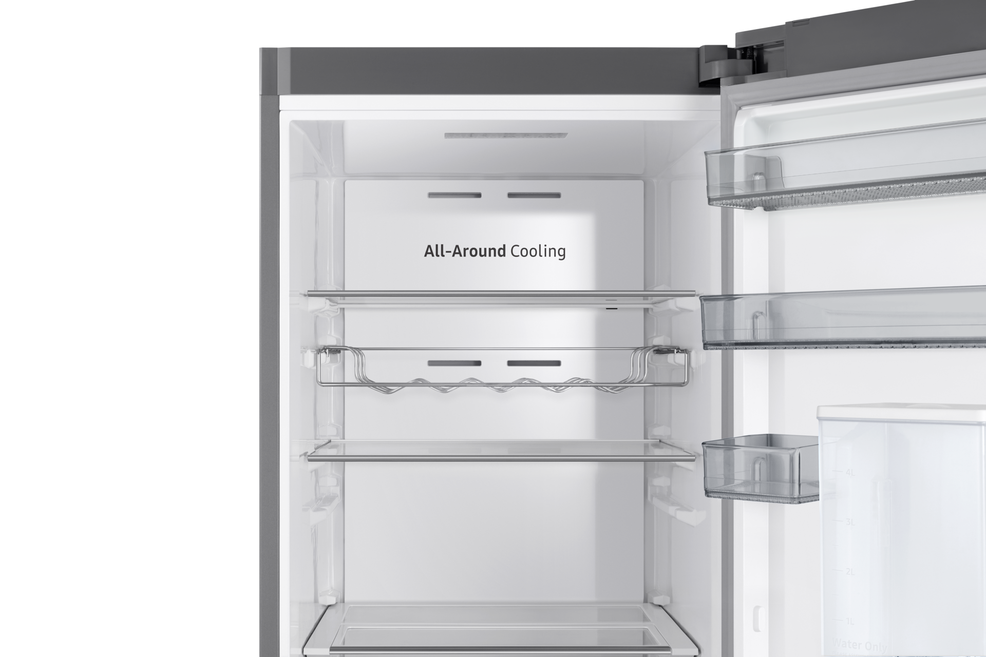 SAMSUNG Koelkast RR39C7DJ5S9 RVS - 387 Liter - Hoogte 186 cm