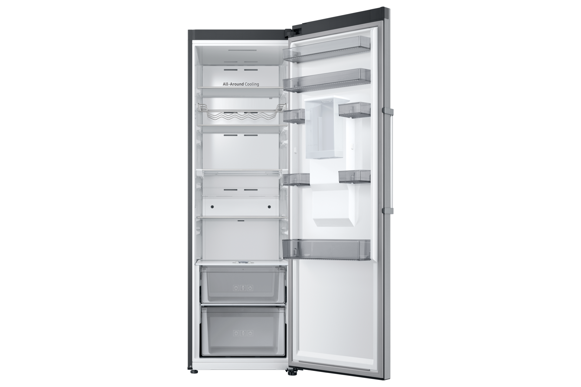 SAMSUNG Koelkast RR39C7DJ5S9 RVS - 387 Liter - Hoogte 186 cm