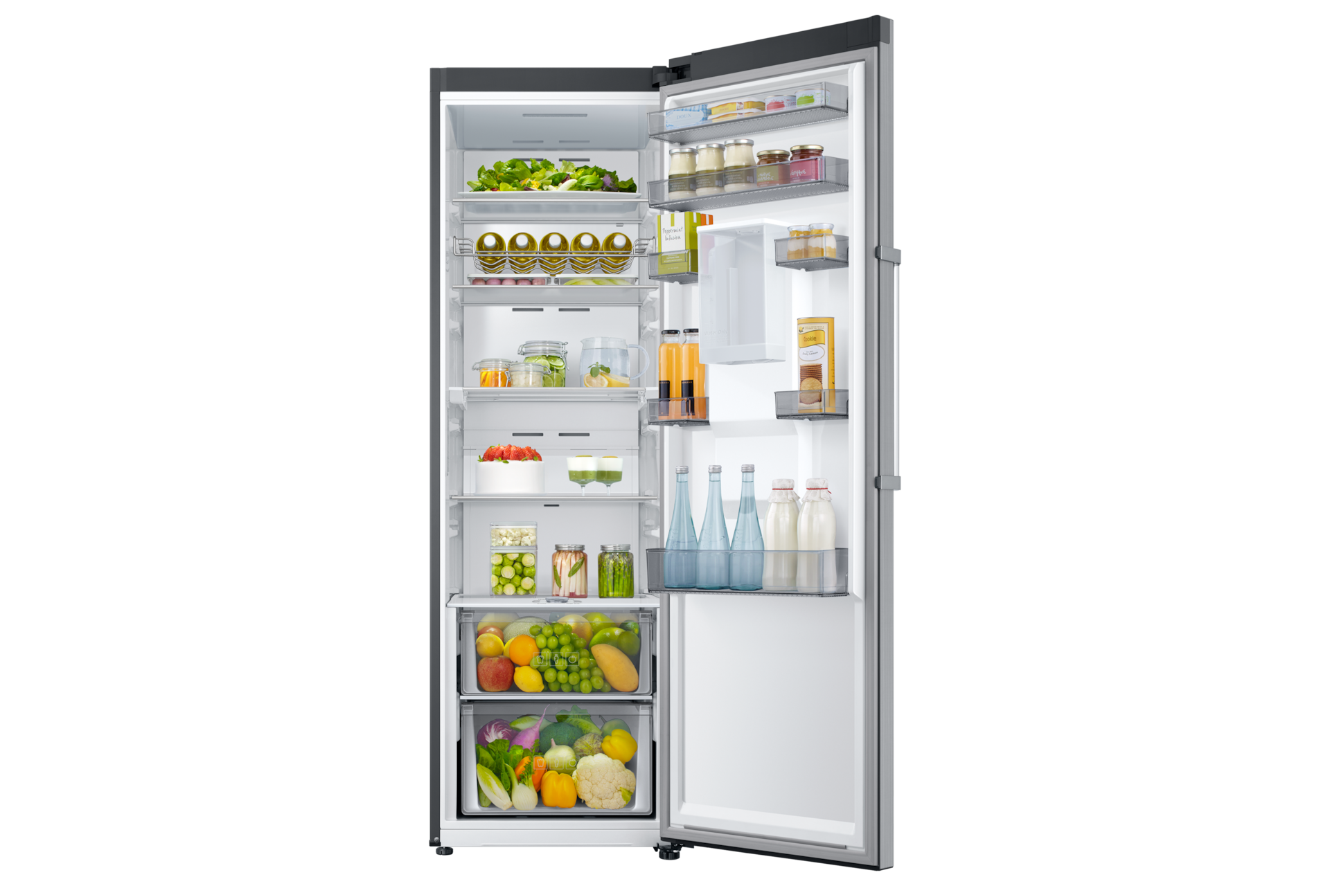 SAMSUNG Koelkast RR39C7DJ5S9 RVS - 387 Liter - Hoogte 186 cm