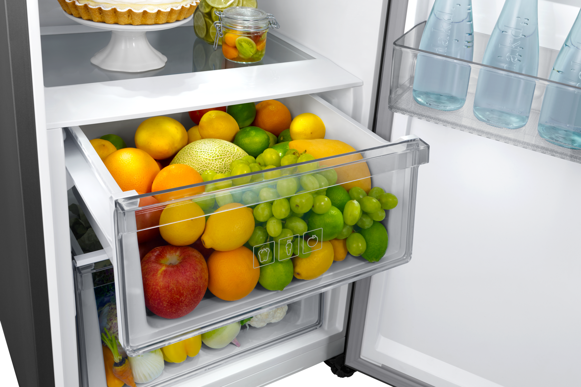 SAMSUNG Koelkast RR39C7DJ5S9 RVS - 387 Liter - Hoogte 186 cm