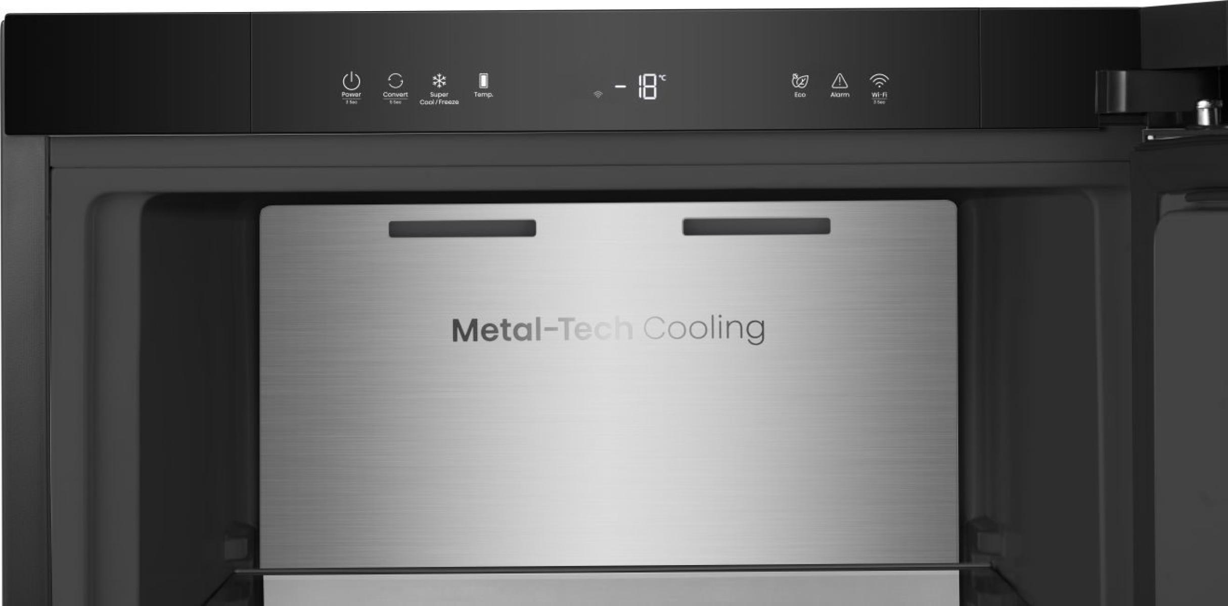 Hisense Vriezer FT5K310GSFC Vrijstaand - Zwart - H185,6 cm Hisense Vriezer FT5K310GSFC Vrijstaand - Zwart - H185,6 cm