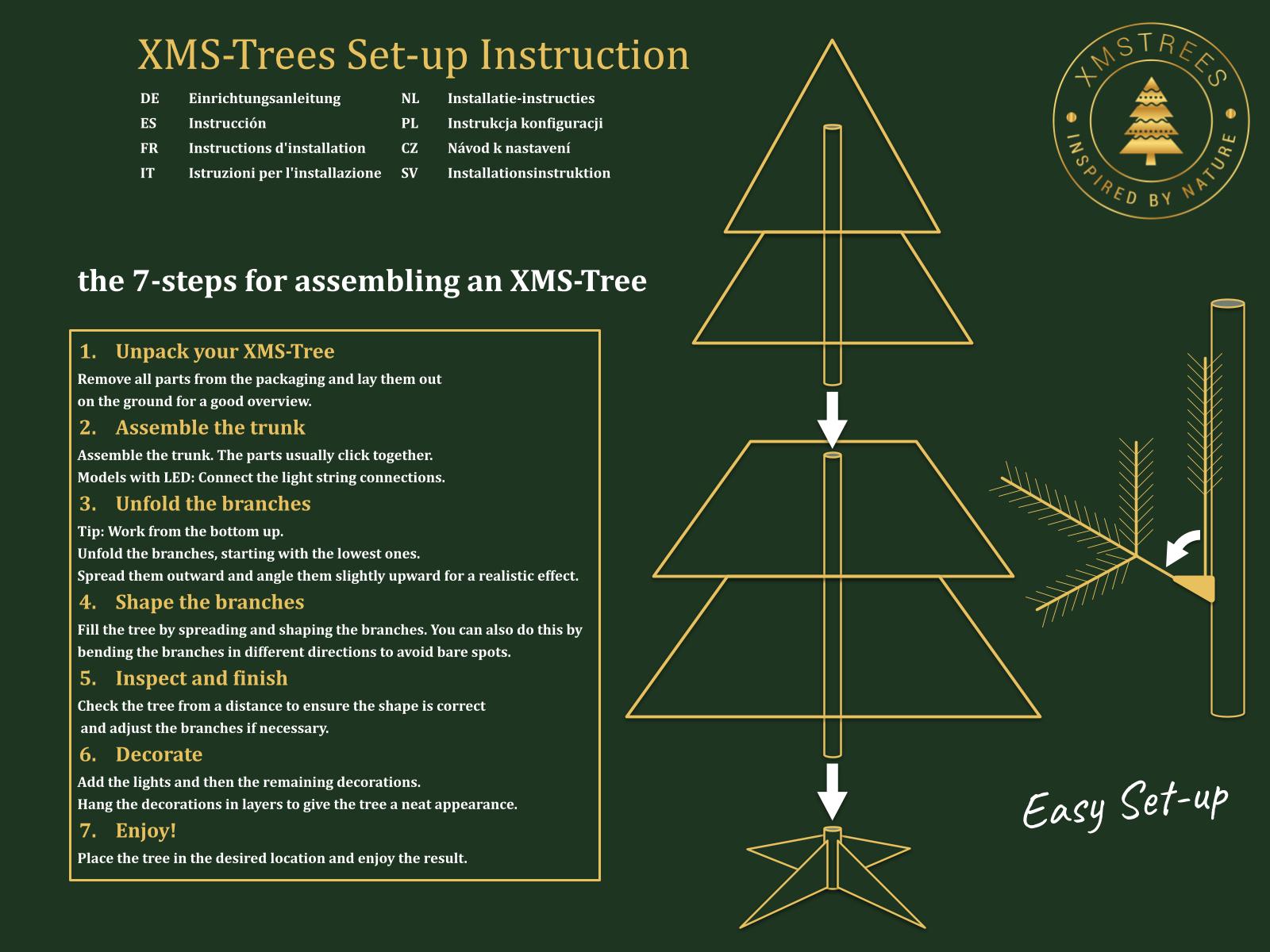 XMS-Trees Kunstkerstboom Fairbanks H180 x Ø94 cm - inclusief LED - met besneeuwde takken - Brandvertragend XMS-Trees Kunstkerstboom Fairbanks H180 x Ø94 cm - inclusief LED - met besneeuwde takken - Brandvertragend