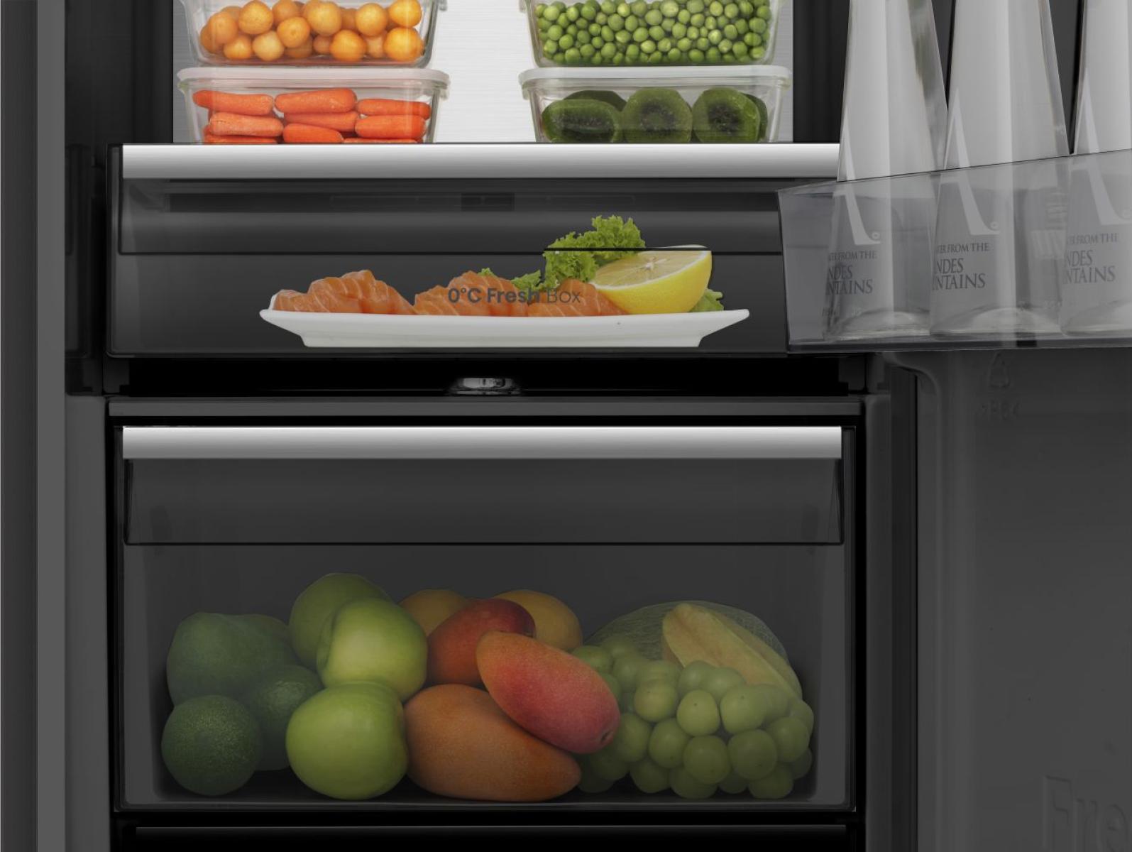 Hisense Koelkast RL5K370GSFC Vrijstaand - Zwart - H185,6 cm Hisense Koelkast RL5K370GSFC Vrijstaand - Zwart - H185,6 cm